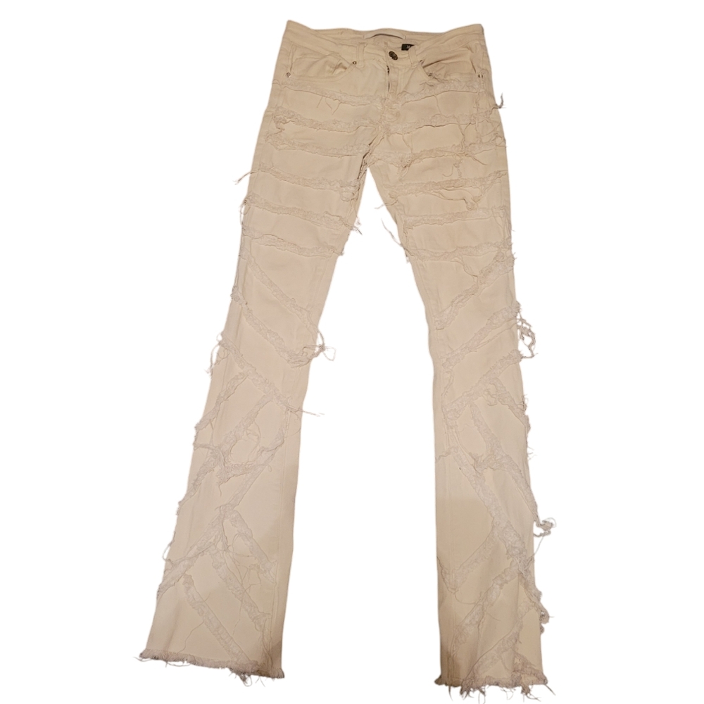 Kloud9 Rip And Repair Stacked Jeans 30 x 38
